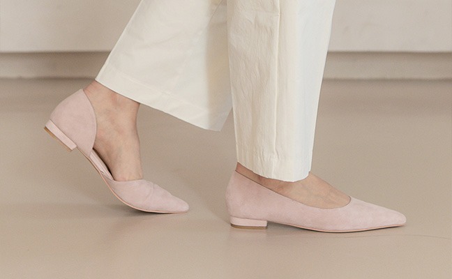 Yuri Flat Shoes_ light pink