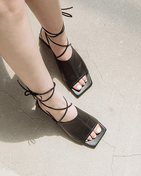 two-way sandal mule_black