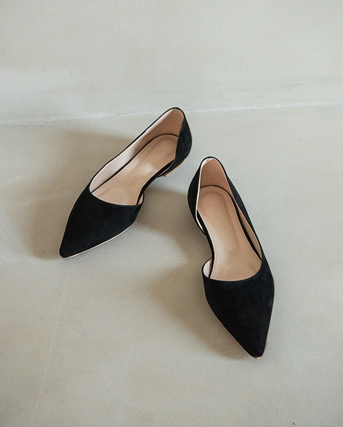 Yuri Flat Shoes_ black