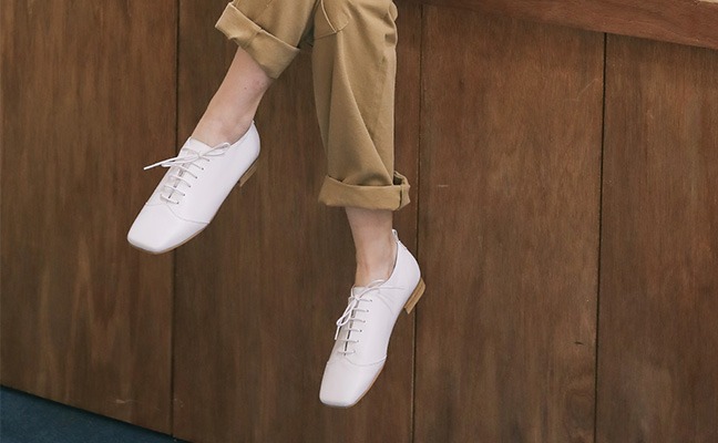 main lace up loafer_white
