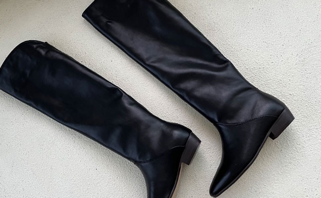 [리퍼브] Bella thigh high boots_ black
